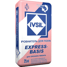 Ровнитель для пола быстротведеющий IVSIL EXPRESS-BASIS | ИВСИЛ ЭКСПРЕСС-БАЗИС. мешок 25 кг