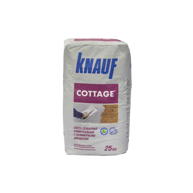 Смесь цементная универсальная КНАУФ коттеджная | KNAUF COTTAGE 25 кг