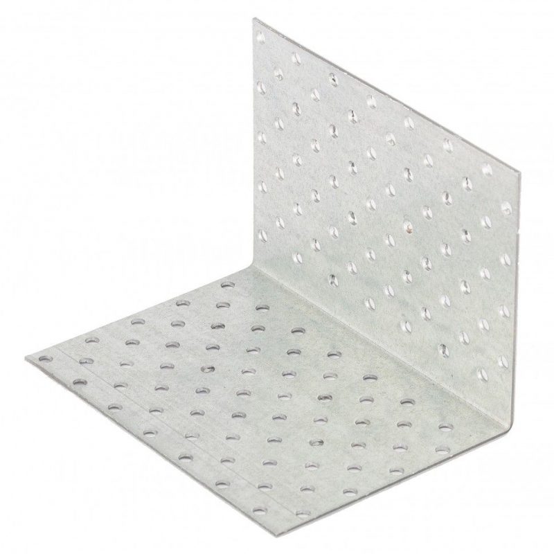 Крепежный уголок равносторонний 2.0 мм. KUR 100x100x140 мм. Сибртех (46594)