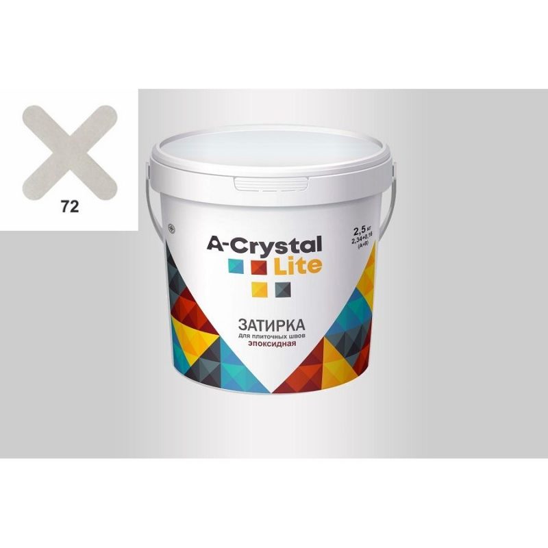 Эпоксидная затирка для плиточных швов A-Crystal Lite №72 (1 кг)