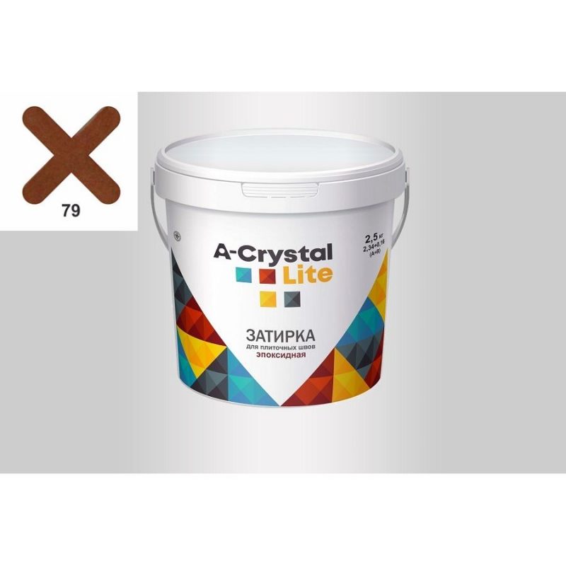Эпоксидная затирка для плиточных швов A-Crystal Lite №79 (1 кг)