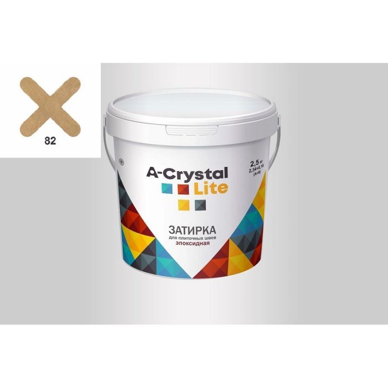 Эпоксидная затирка для плиточных швов A-Crystal Lite №82 (1 кг)