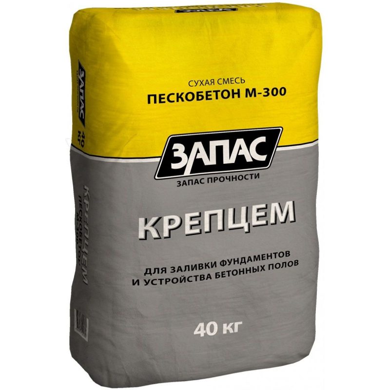 ПЕСКОБЕТОН ЗАПАС М-300 КРЕПЦЕМ - 40 КГ
